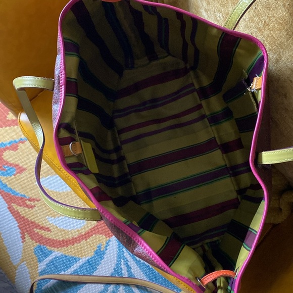 Etro color block neverfull style tote!! - Picture 4 of 11